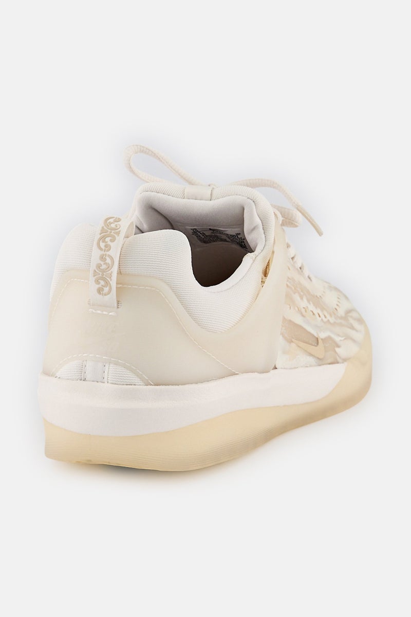 Nike SB Zoom Nyjah 3 Premium Lace Up Skate Shoes, Tan - Image 2